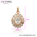 34022 xuping 18k gold plated fashion pendant designs for women